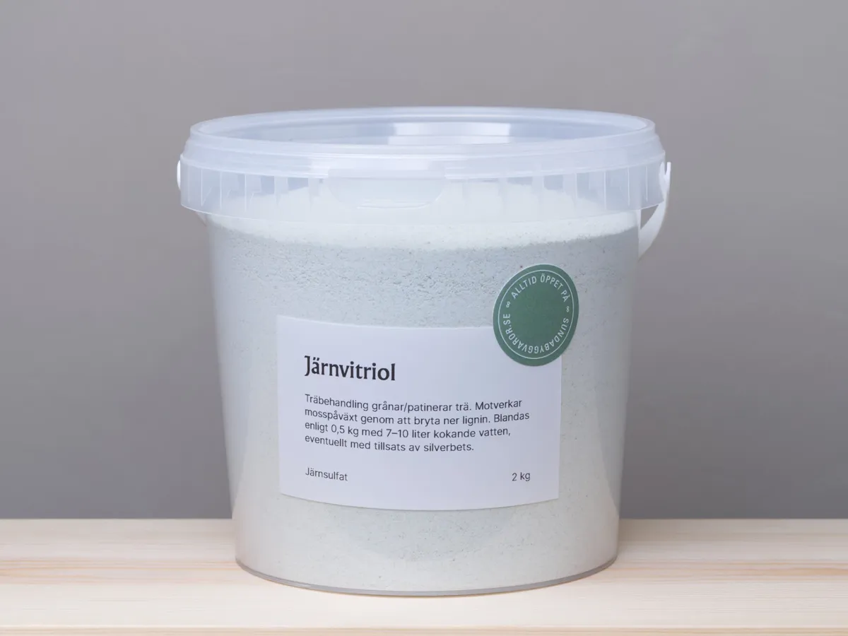 Hur du behandlar trä med järnvitriol